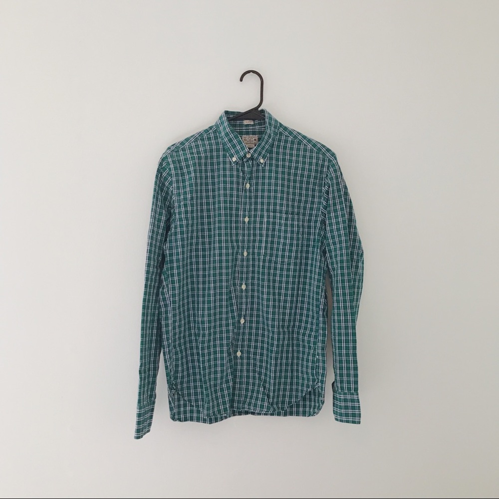 J. Crew Factory - slim fit plaid button down